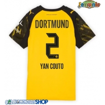Maglie da calcio Borussia Dortmund Yan Couto #2 Prima Maglia Femminile 2025-26 Manica Corta